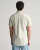 MILKY MATCHA, REG CLASSIC OXFORD SS SHIRT, BACK-VIEW BY GANT AU.