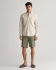 DRIED KHAKI, REG WIDE POPLIN STRIPE SHIRT BY GANT AU.