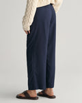 EVENING BLUE, REL TIE WAIST PANTS, BACK-VIEW BY GANT AU.