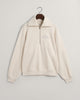 OAT MELANGE, ARCH HALF ZIP SWEAT, FLAT-LAY BY GANT AU.