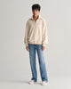 OAT MELANGE, ARCH HALF ZIP SWEAT BY GANT AU.