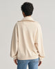 OAT MELANGE, ARCH HALF ZIP SWEAT, BACK-VIEW BY GANT AU.