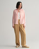 PEACHY PINK, REG CLASSIC POPLIN STRIPED SHIRT BY GANT AU.