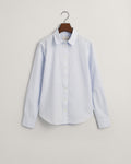 LIGHT BLUE, REG POPLIN GINGHAM SHIRT, FLAT-LAY BY GANT AU.