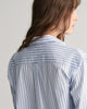 COLLEGE BLUE, REL CLASSIC POPLIN STRIPED SHIRT, CLOSE-UP BY GANT AU.