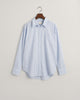 COLLEGE BLUE, REL CLASSIC POPLIN STRIPED SHIRT, FLAT-LAY BY GANT AU.