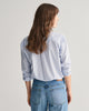 COLLEGE BLUE, REL CLASSIC POPLIN STRIPED SHIRT, BACK-VIEW BY GANT AU.