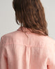 PEACHY PINK, REG LINEN CHAMBRAY SHIRT, CLOSE-UP BY GANT AU.