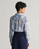 DOVE BLUE, REG MAGNOLIA PRINT COT SILK SHIRT, BACK-VIEW BY GANT AU.