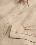 DRY SAND, REL LINEN SHIRT, FLAT-LAY BY GANT AU.