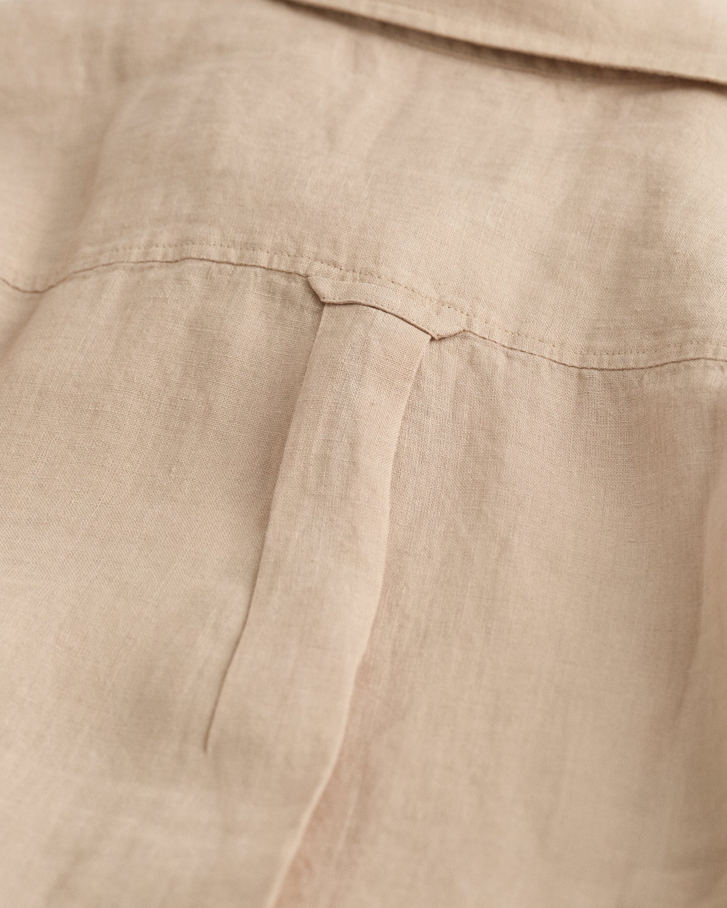DRY SAND, REL LINEN SHIRT, CLOSE-UP BY GANT AU.