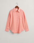 PEACHY PINK, REL LINEN SHIRT BY GANT AU.