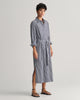 CLASSIC BLUE, REL STRIPED POPLIN SHIRT DRESS BY GANT AU.