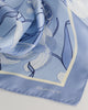 DOVE BLUE, MAGNOLIA PRINT SILK SCARF, CLOSE-UP BY GANT AU.