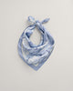 DOVE BLUE, MAGNOLIA PRINT SILK SCARF, FRONT-VIEW BY GANT AU.