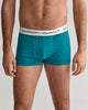 OCEAN TURQUOISE, TRUNK 3-PACK, FRONT-VIEW BY GANT AU.