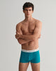 OCEAN TURQUOISE, TRUNK 3-PACK, BACK-VIEW BY GANT AU.