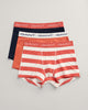 SUNSET PINK, STRIPE TRUNK 3-PACK BY GANT AU.