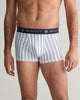 SHADE BLUE, SHIELD STRIPE TRUNK 3-PACK, FRONT-VIEW BY GANT AU.