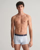 SHADE BLUE, SHIELD STRIPE TRUNK 3-PACK, BACK-VIEW BY GANT AU.