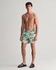 TURQUOISE MIST, HAWAII PRINT SWIM SHORTS BY GANT AU.