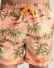 PEACHY PINK, HAWAII PRINT SWIM SHORTS, CLOSE-UP BY GANT AU.