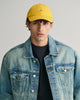 SMOOTH YELLOW, UNISEX. COTTON TWILL CAP BY GANT AU.