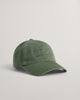 PINE GREEN, UNISEX. TONAL SHIELD CAP, FRONT-VIEW BY GANT AU.