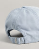 DOVE BLUE, UNISEX. TONAL SHIELD CAP, CLOSE-UP BY GANT AU.