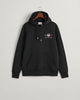 BLACK, REG MEDIUM ARCHIVE SHIELD HOODIE, FLAT-LAY BY GANT AU.