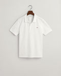 WHITE, SHIELD SS PIQUE BY GANT AU.