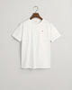 WHITE, SHIELD SS T-SHIRT, FLAT-LAY BY GANT AU.