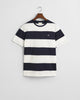 EGGSHELL, BAR STRIPE SS T-SHIRT, FLAT-LAY BY GANT AU.