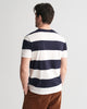 EGGSHELL, BAR STRIPE SS T-SHIRT, BACK-VIEW BY GANT AU.