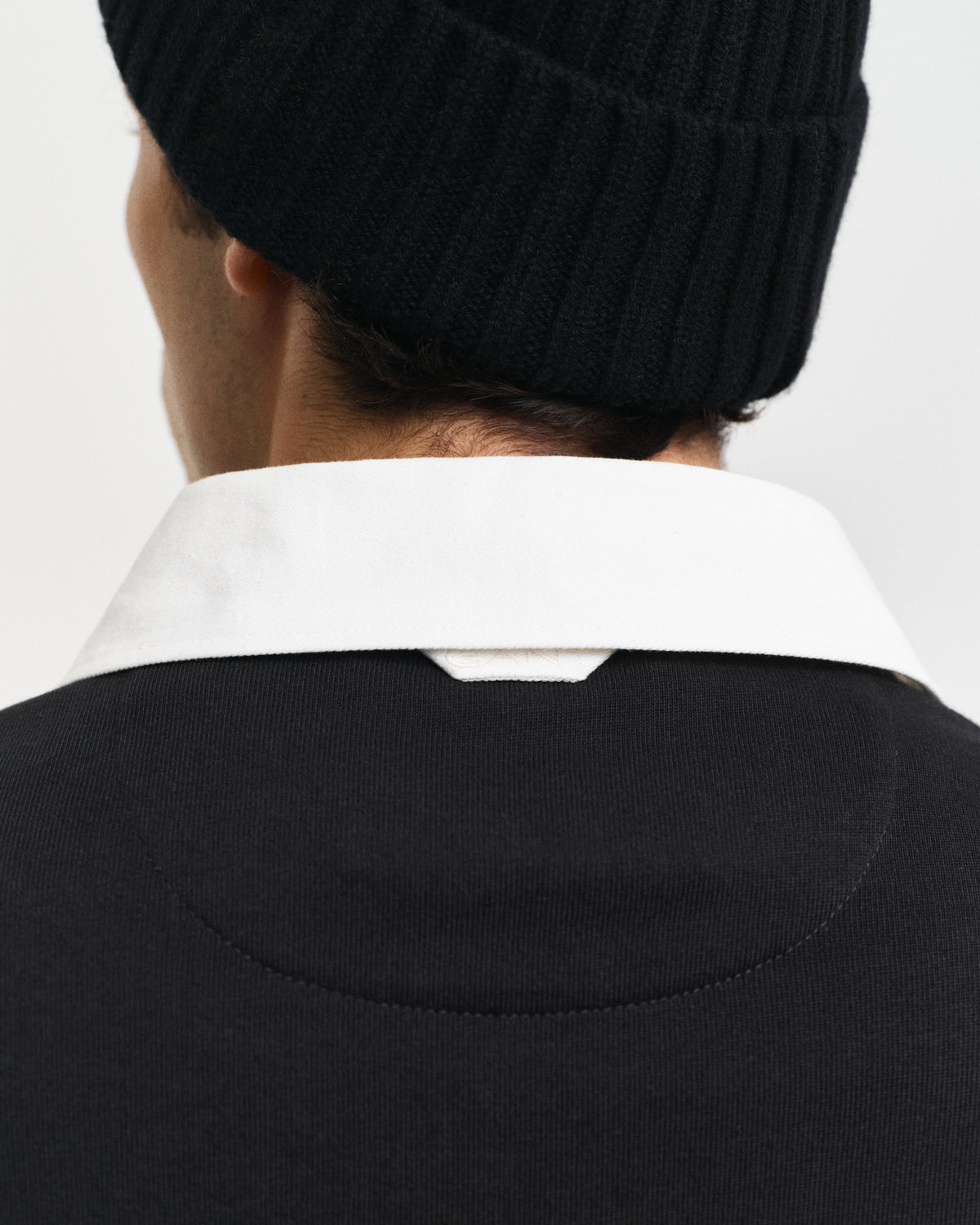 BLACK, BLOCK STRIPE HEAVY RUGGER, CLOSE-UP BY GANT AU.