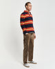 IRON RED, MULTISTRIPE HEAVY RUGGER BY GANT AU.