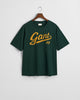 TARTAN GREEN, GRAPHIC T-SHIRT, FLAT-LAY BY GANT AU.