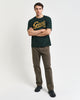 TARTAN GREEN, GRAPHIC T-SHIRT BY GANT AU.