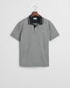 BLACK, MICRO HOUNDSTOOTH POLO BY GANT AU.