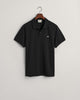 BLACK, REG SHIELD SS PIQUE POLO, FLAT-LAY BY GANT AU.