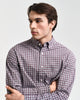 Regular Fit Small Checked Poplin Shirt