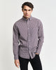 PLUMPED RED, REG POPLIN SMALL CHECK SHIRT, FRONT-VIEW BY GANT AU.