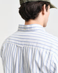 MODEL WEARING REG ARCHIVE OXFORD STRIPE SHIRT