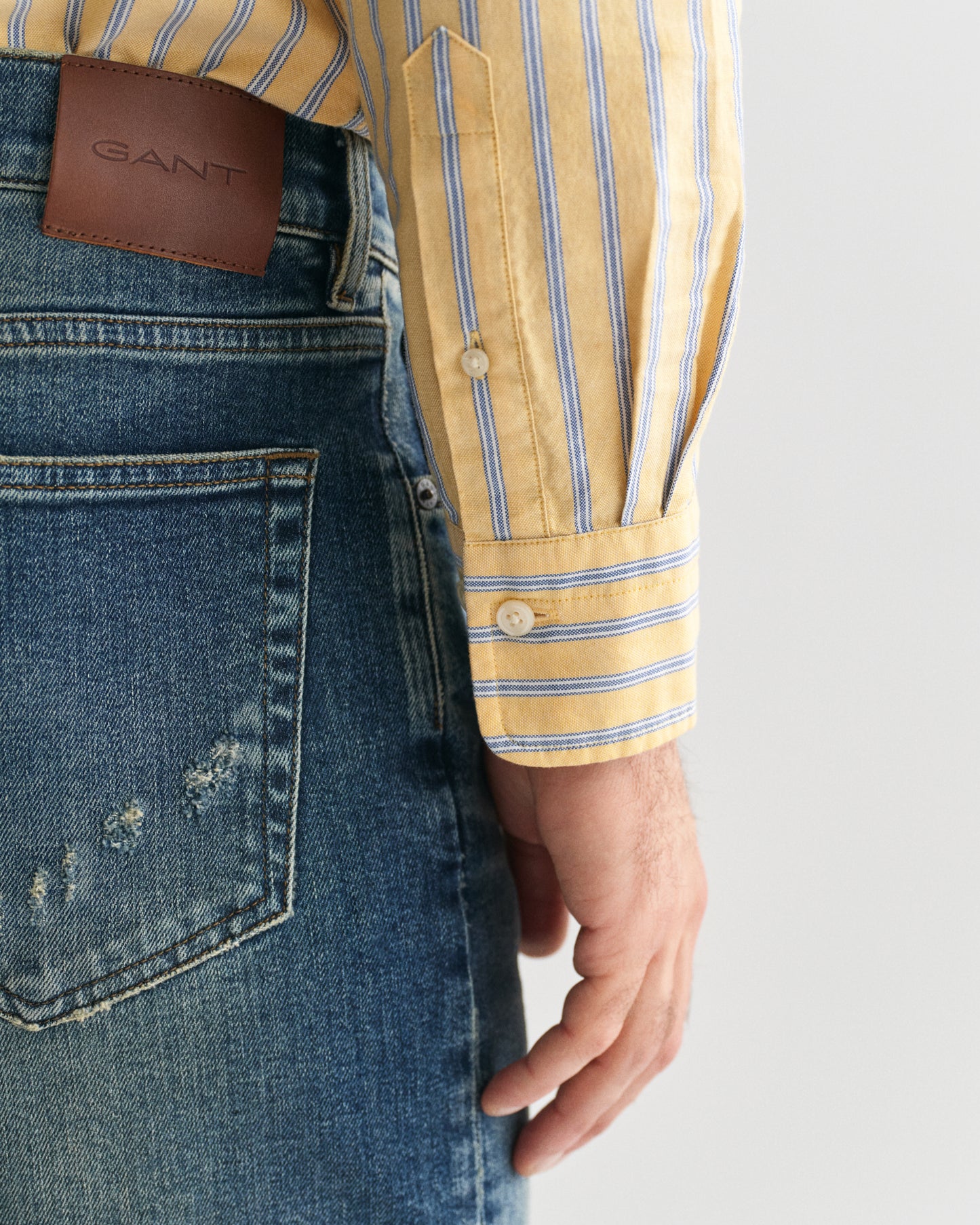 Regular Fit Striped Archive Oxford Shirt