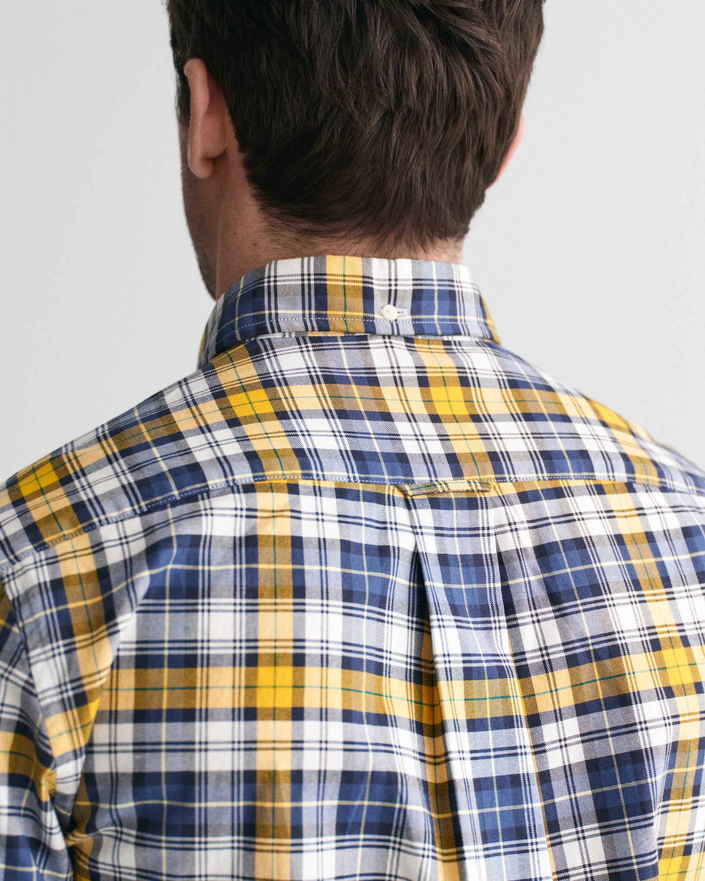 FADED SUNSET, REG ARCHIVE OXFORD CHECK SHIRT, CLOSE-UP BY GANT AU.