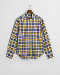 FADED SUNSET, REG ARCHIVE OXFORD CHECK SHIRT, FLAT-LAY BY GANT AU.