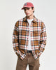 WARM EARTH, HERRINGBONE CHECK OVERSHIRT, FRONT-VIEW BY GANT AU.