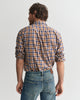 CACOA, REG LIGHT TWILL CHECK SHIRT, BACK-VIEW BY GANT AU.