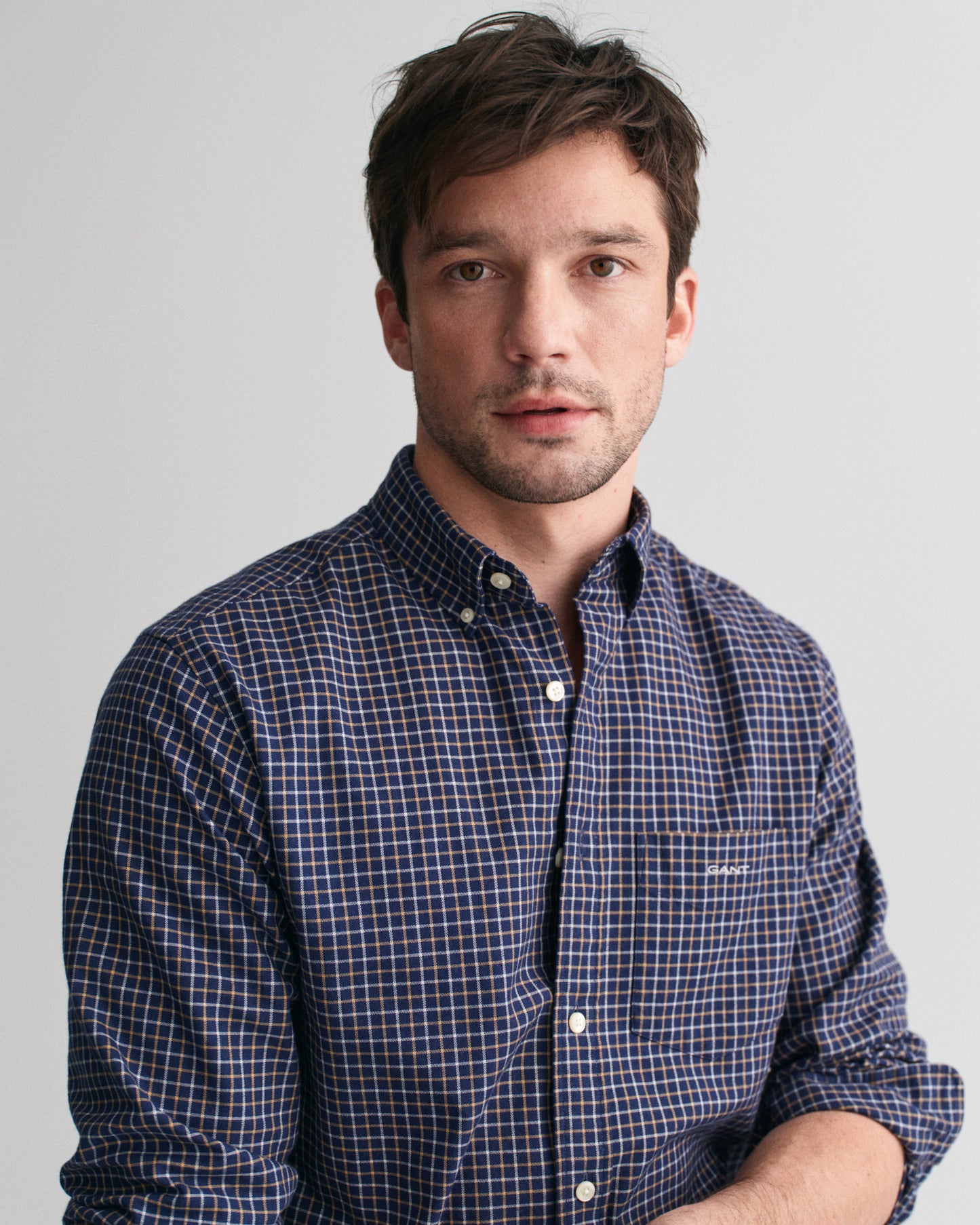 Regular Fit Tattersall Jaspé Shirt
