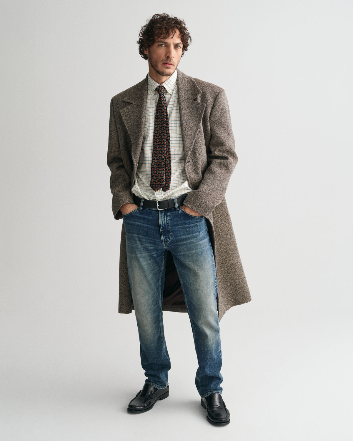 BURNT WHEAT, REG CLASSIC OXFORD CHECK SHIRT BY GANT AU.